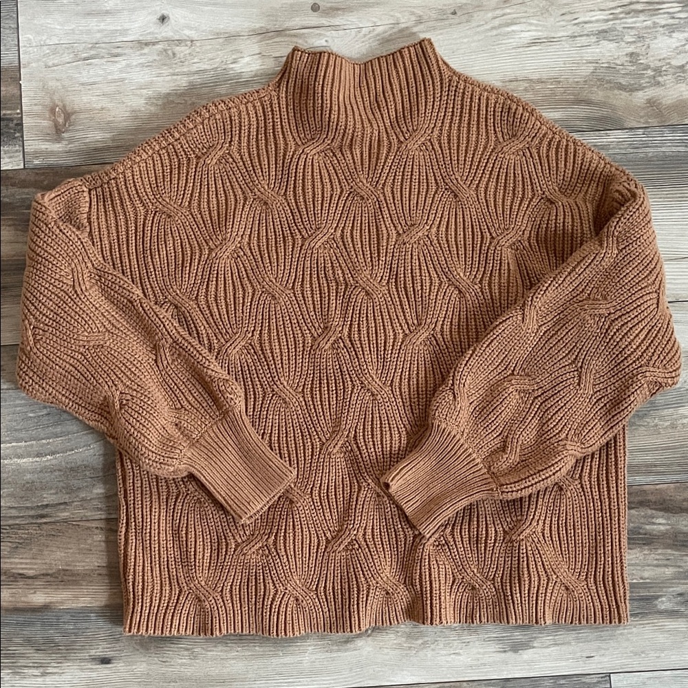 Thick mock neck sweater